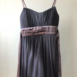 Gray and sparkly homecoming dress